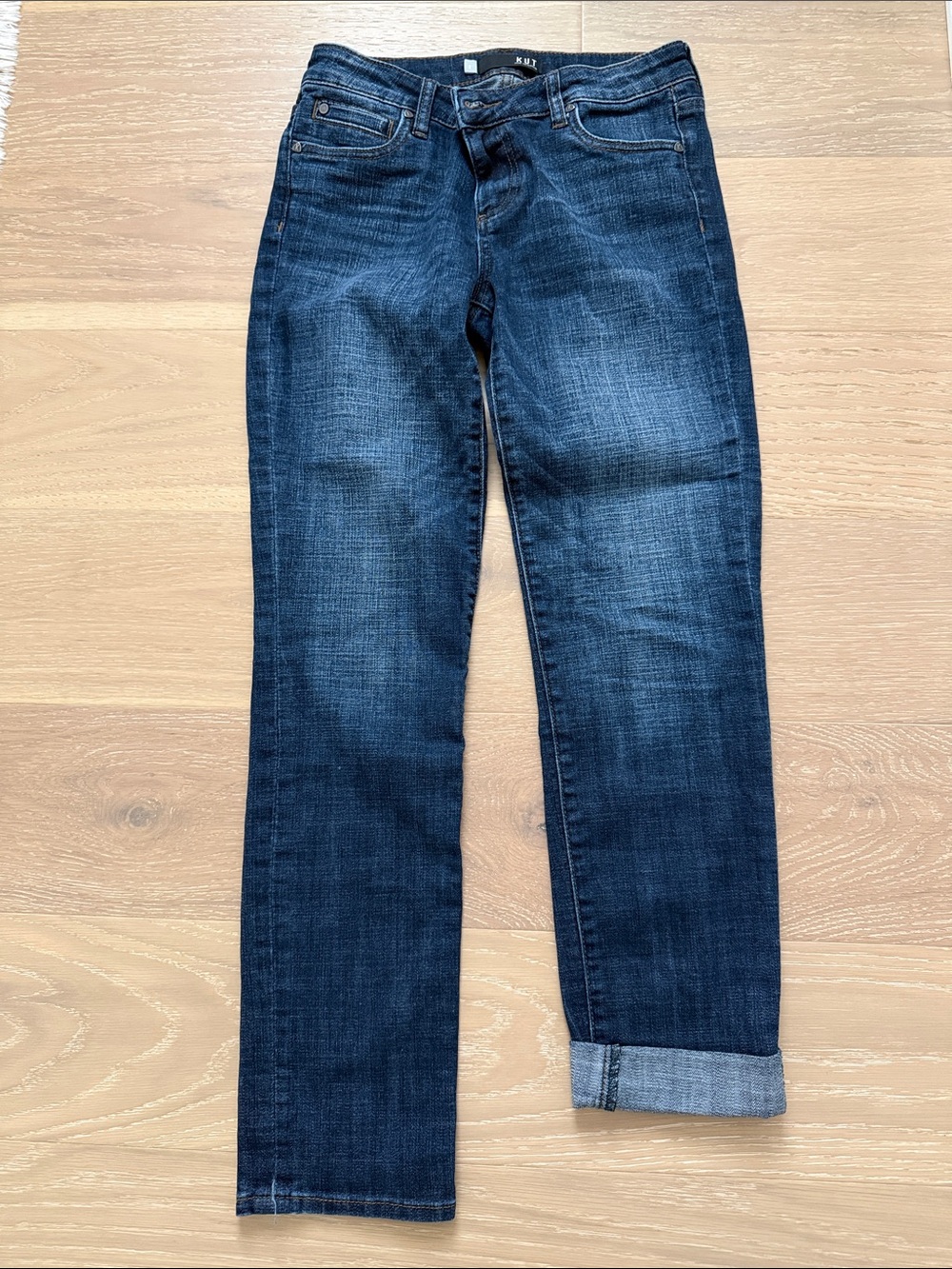 Kut from the Kloth Dark Blue Denim Jeans